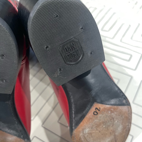 Dan Post Red and Black Cowgirl Boots - Picture 10 of 10